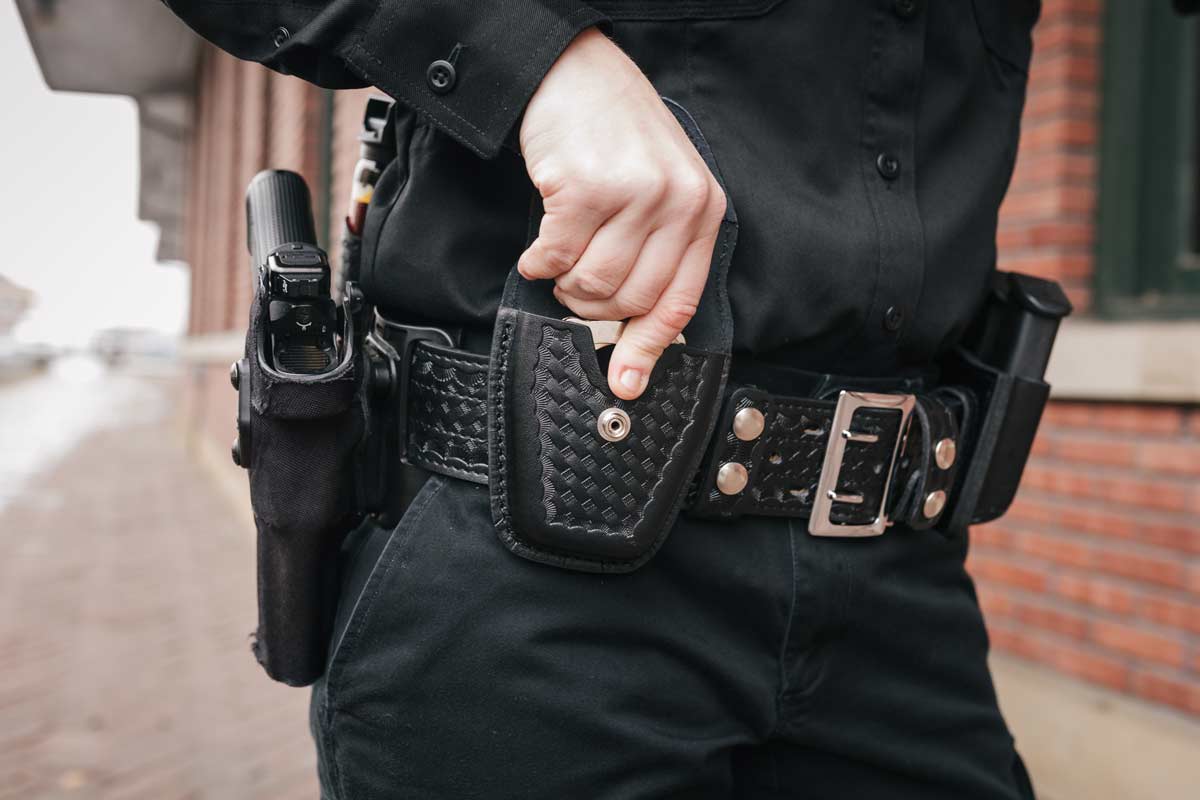 Police Security Guard Enforcement Equipment Duty Belt Tactical 1680D Nylon 