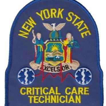 New York State Critical Care CCT EMS Patch