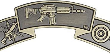Center Mass® Patrol Rifle Qualification Pin, 2x3/4"