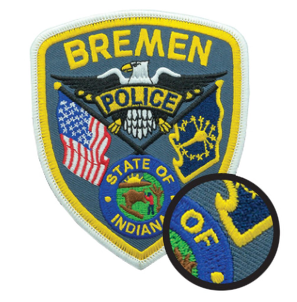 Twill custom police patch