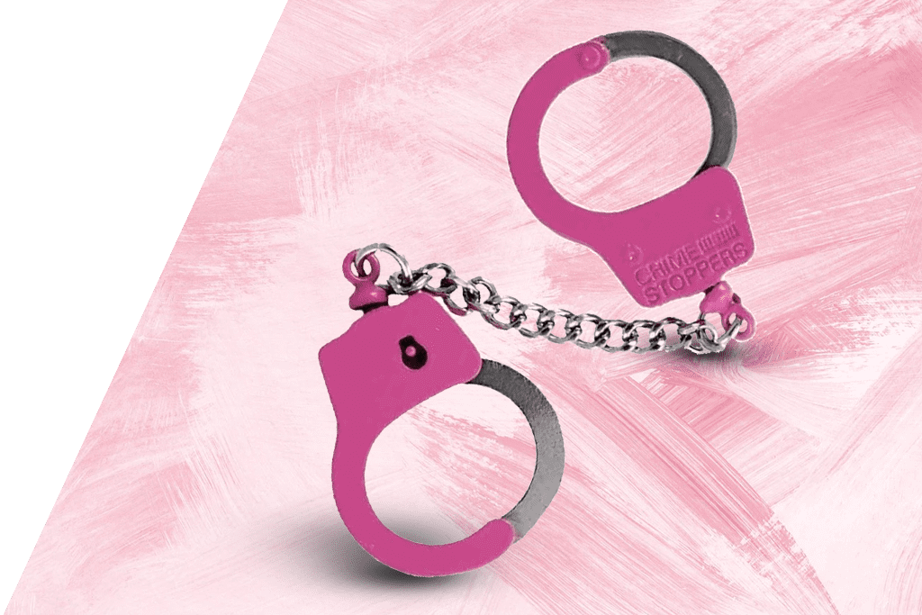 Pink Handcuff Pin