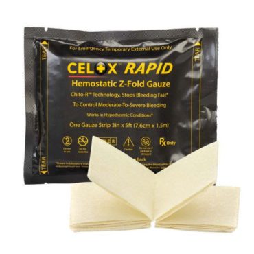 CELOX Z-Fold Hemostatic Gauze