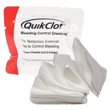 QuickClot Bleeding Control Z-fold Dressing