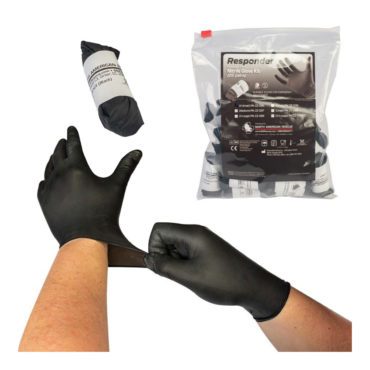 Responder Black Nitrile Glove - main