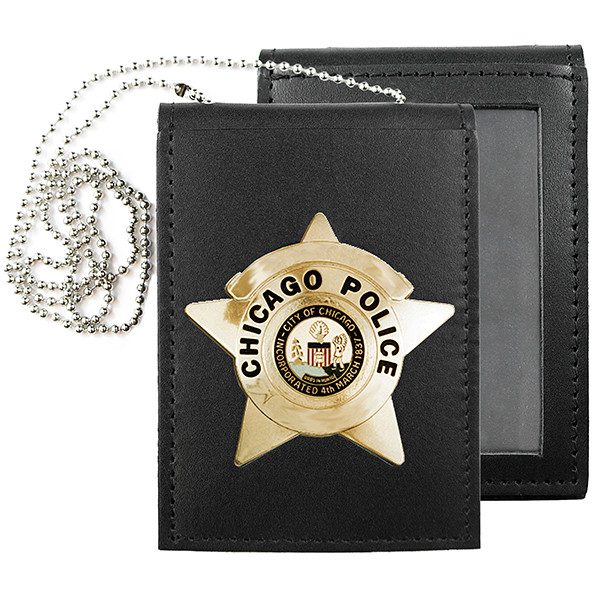 6 Point Star Clip On Belt Badge Holder, Sheriff Star /Tactical Badge Holder