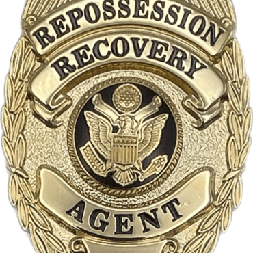 REPOSSESSION RECOVERY AGENT - GOLD - Oval (With Wallet Clip Backing)